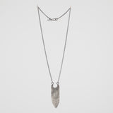 Banner Necklace in Silver