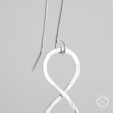 Infinity Earrings in Sterling Silver