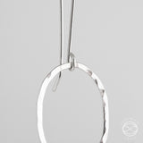 Oval Earrings in Sterling Silver