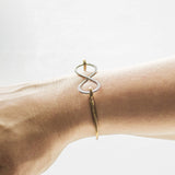 Infinity Forged Bracelet