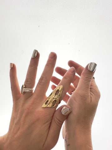 18K Gold Nails - Single Nail- Pinky Finger