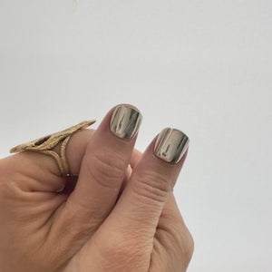 Silver Nails - Single Nail- Thumb