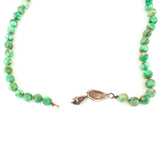 Variscite and SIlver Nopal Necklace