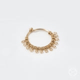 Filigree Nose Ring in Gold