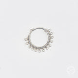 Filigree Nose Ring in Silver
