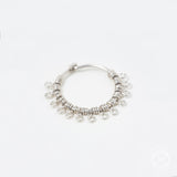 Filigree Nose Ring in Silver