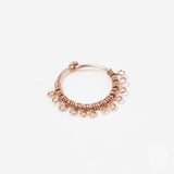 Filigree Nose Ring in Rose Gold