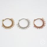 Filigree Nose Ring in Silver