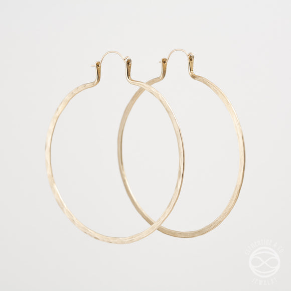 Forged Hoops in Brass