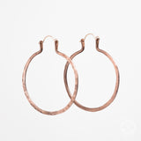 Forged Hoops in Copper
