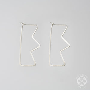 Pi Earrings - Thunderbolt