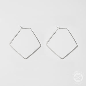 Pi Earrings - Diamond