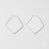 Pi Earrings - Diamond