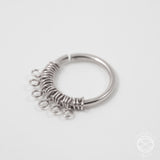 Filigree Septum Ring in Silver
