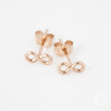 Shape Studs in Rose Gold