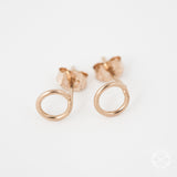 Shape Studs in Rose Gold