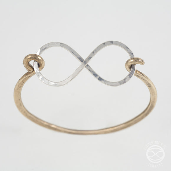 Infinity Forged Bracelet