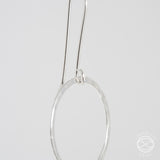 Circle Earrings in Sterling Silver