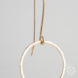 Circle Earrings in Gold