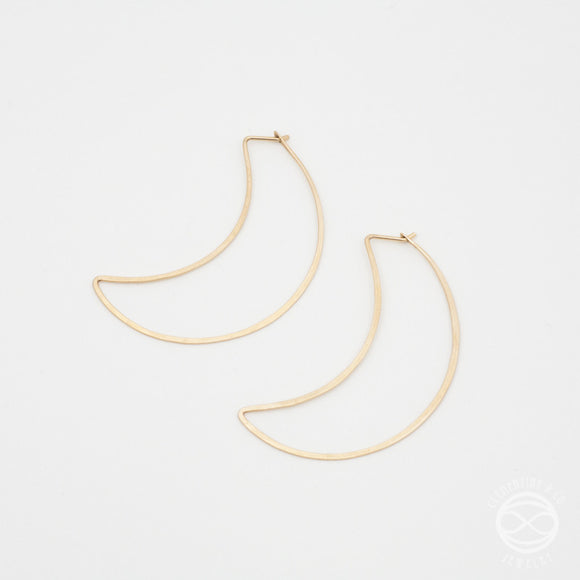 Slivered Moon Earrings
