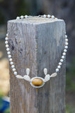 Snowy Nopal Necklace