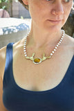 Snowy Nopal Necklace
