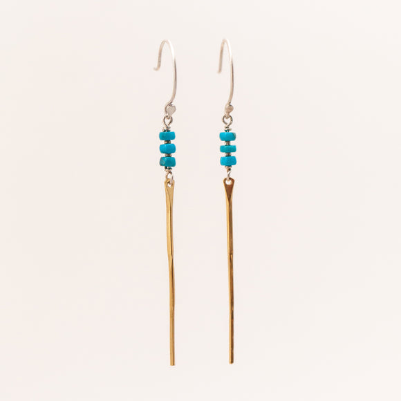 Turquoise Spine Earring