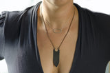 Banner Necklace in Silver