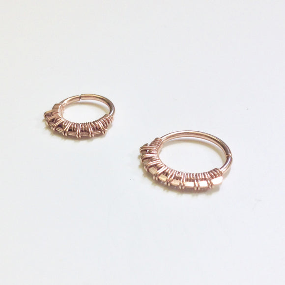 Sundara Septum Ring- Rose Gold