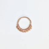 Sundara Septum Ring- Rose Gold