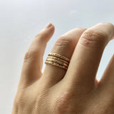 Gold Stacking Rings