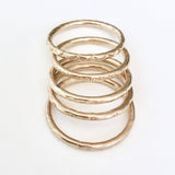 Gold Stacking Rings