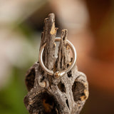 Naga Septum Ring Sterling and Gold