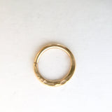 Hammered Texture Nose/Septum Ring- Gold Filled