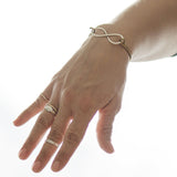 Infinity Forged Bracelet