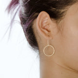 Circle Earrings in Gold