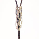 Cholla Cactus Bolo Tie in Bronze