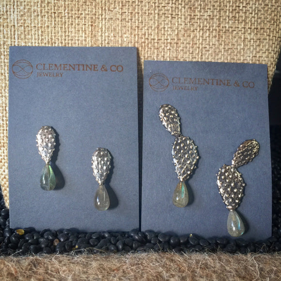 Water in the Desert- Nopalitos Ear Climbers w/ Labradorite